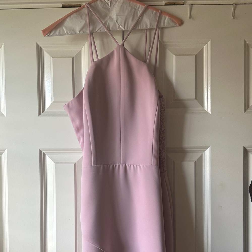 Amanda Uprichard Strapless Light Pink Dress